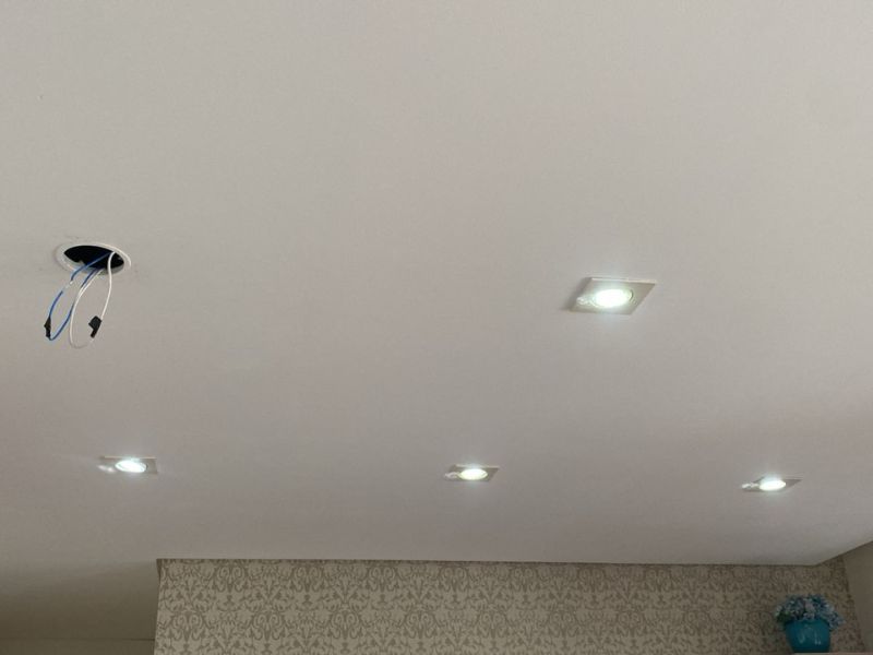 Spots de led instalado